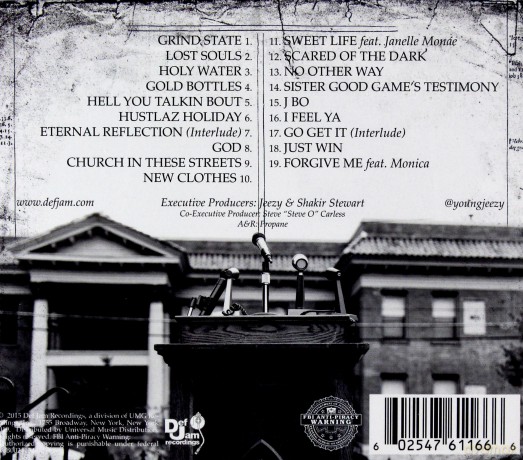 Jeezy: Church In Theses Streets [CD]