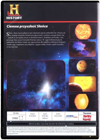 Kosmos - Tajemnice Wszechświata 80: Ciemna przyszłość Słońca DVD