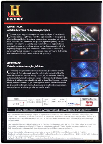 Kosmos - Tajemnice Wszechświata 13: Grawitacja - Jabłko Newtona to dopiero początek [DVD]