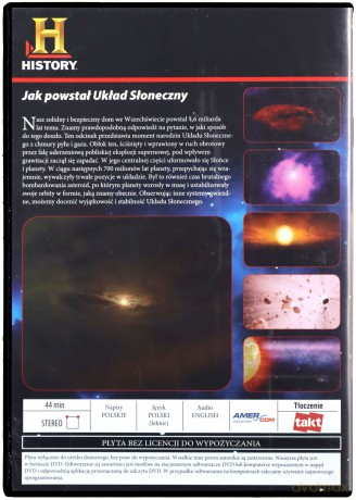 Kosmos - Tajemnice Wszechświata 87: Jak powstał Układ Słoneczny [DVD]