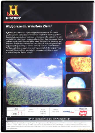 Kosmos - Tajemnice Wszechświata 89: Najgorsze dni w historii Ziemi [DVD]