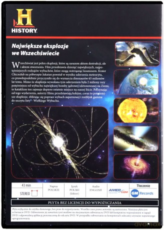 Kosmos - Tajemnice Wszechświata 69: Największe eksplozje we Wszechświecie [DVD]