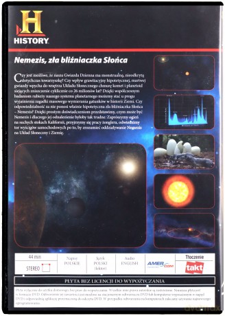 Kosmos - Tajemnice Wszechświata 86: Nemezis, zła bliźniaczka Słońca [DVD]