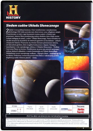 Kosmos - Tajemnice Wszechświata 77: Siedem cudów Układu Słonecznego [DVD]