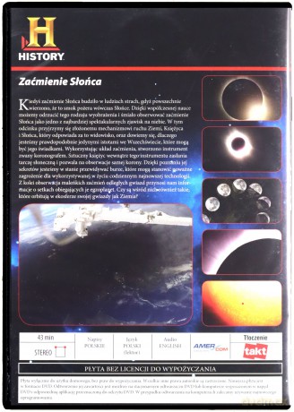 Kosmos - Tajemnice Wszechświata 82: Zaćmienie Słońca [DVD]