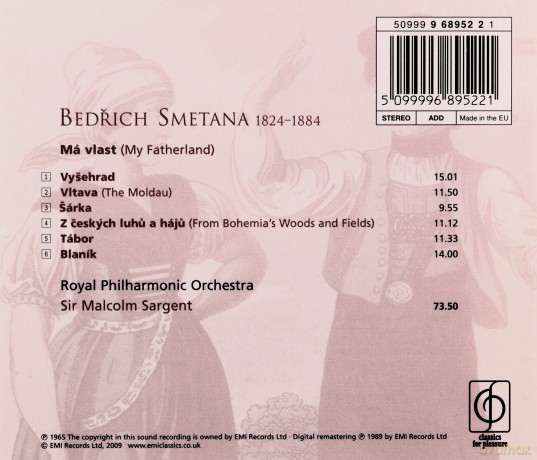 Malcolm Sargent: Classics For P.- Ma Vlast [CD]