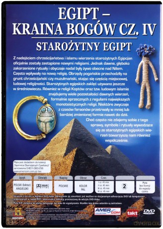 Tajemnice Starożytnych Cywilizacji 11: Egipt. Kraina Bogów cz. 4 [DVD]