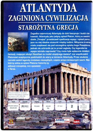 Tajemnice Starożytnych Cywilizacji 14: Atlantyda: zaginiona cywilizacja [DVD]