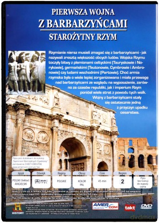 Tajemnice Starożytnych Cywilizacji 24: Pierwsza wojna z barbarzyńcami [DVD]