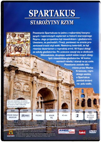 Tajemnice Starożytnych Cywilizacji 25: Spartakus [DVD]
