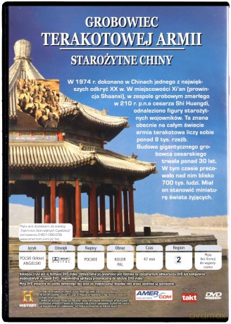 Tajemnice Starożytnych Cywilizacji 31: Grobowiec terakotowej armii [DVD]