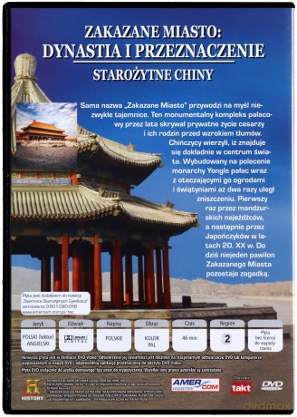 Tajemnice Starożytnych Cywilizacji 33: Zakazane miasto, dynastia i przeznaczenie [DVD]