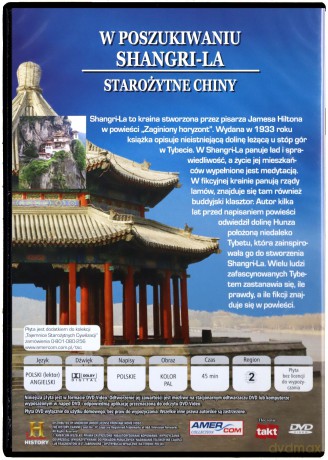 Tajemnice Starożytnych Cywilizacji 34: W poszukiwaniu prawdy Szangri-La [DVD]