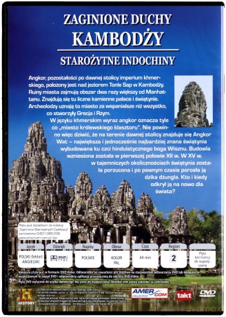 Tajemnice Starożytnych Cywilizacji 40: Zaginione duchy Kambodży [DVD]