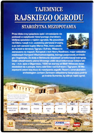 Tajemnice Starożytnych Cywilizacji 41: Tajemnica rajskiego ogrodu [DVD]