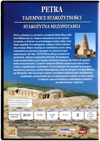 Tajemnice Starożytnych Cywilizacji 45: Tajemnice Starożytności: Petra [DVD]