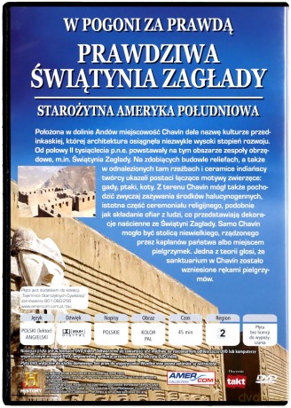 Tajemnice Starożytnych Cywilizacji 56: W pogoni za prawdą: Prawdziwa świątynia zagłady [DVD]