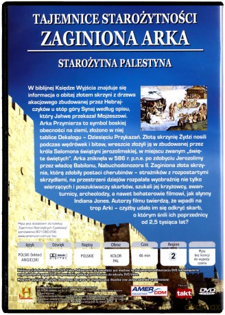 Tajemnice Starożytnych Cywilizacji 59: Zaginiona Arka [DVD]