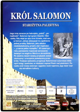Tajemnice Starożytnych Cywilizacji 63: Król Salomon [DVD]