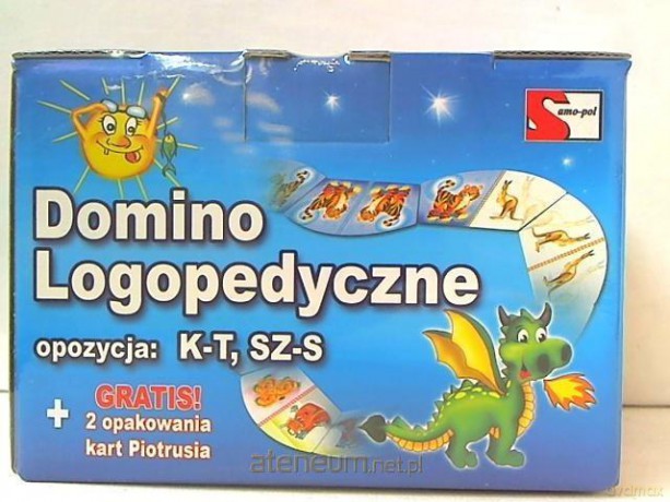 Domino logopedyczne K-T, SZ-S [GRA]