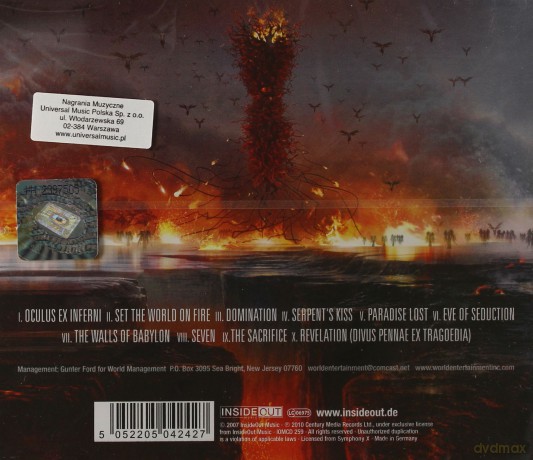 Symphony X: Paradise Lost [CD]