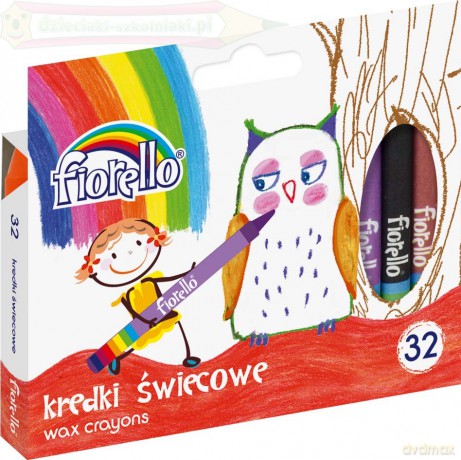 Kredki świecowe 32 kolory