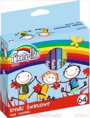 Kredki świecowe 64 kolory