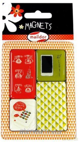 Magnesy zestaw 4 szt Telefon