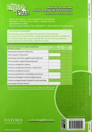 New English Plus 3 materiały ćwiczenie wersja pełna [KSIĄŻKA]