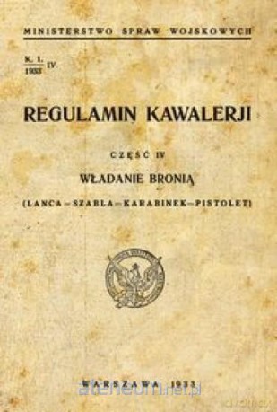 Regulamin kawalerii Władanieonią [KSIĄŻKA]