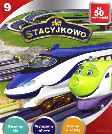 Stacyjkowo nr 9 + 50 naklejek [KSIĄŻKA]