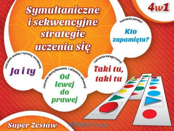 Super zestaw 4 w 1 Symultaniczne i sekwencyjne strategie uczenia się - Aleksandra Wianecka, Agnieszka Bala [GRA]