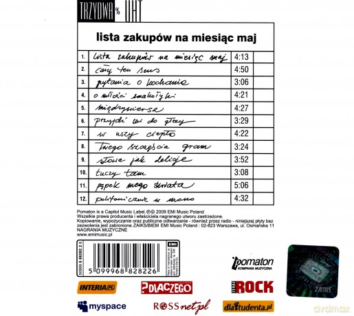 Trzydwa%Uht: Lista Zakupow Na Miesiąc Maj [CD]