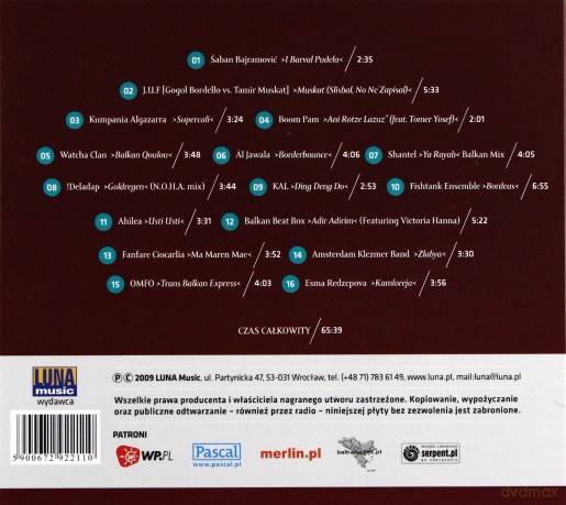Cafe Luna -  Bałkanska Podróż (digipack) [CD]