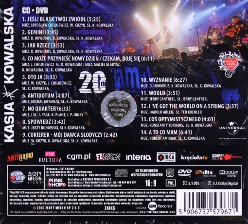 Kasia Kowalska: Przystanek Woodstock 2014 [CD]+[DVD]