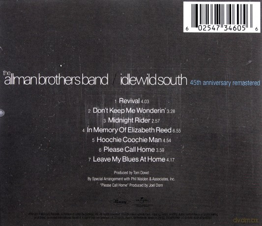 Allman Brothers Band: Idlewild South (Remastered) [CD]
