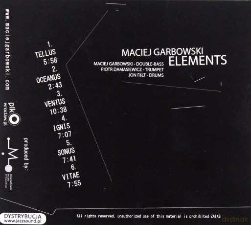 Maciej Garbowski: Elements [CD]