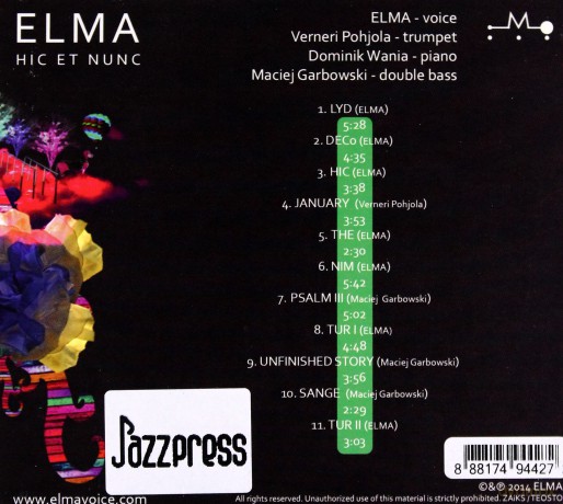Elma: Hic Et Nunc [CD]