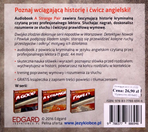 A strange pair. Angielski w samochodzie - Kevin Hadley [AUDIOBOOK]