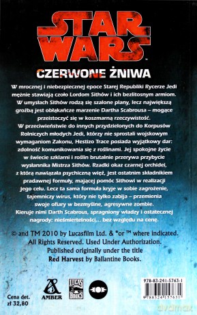 Czerwone żniwa Star Wars (Gwiezdne Wojny) - Joe Schreiber [KSIĄŻKA]