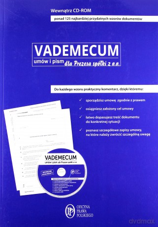 Vademecum umów i pism dla prezesa spółki z o.o. [KSIĄŻKA]