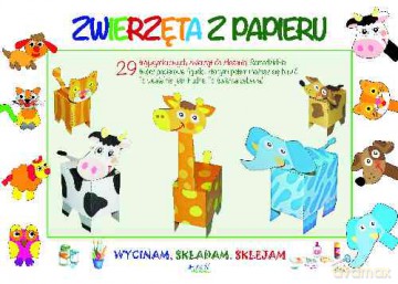 Zwierzęta z papieru. Wycinam, składam, sklejam - Irene Mazza [KSIĄŻKA]