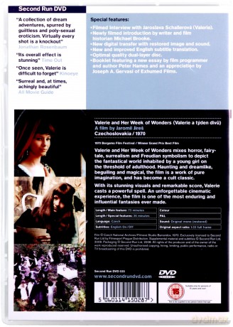 Valerie and Her Week of Wonders (Waleria i Tydzień cudów) (Remastered edition) [DVD]