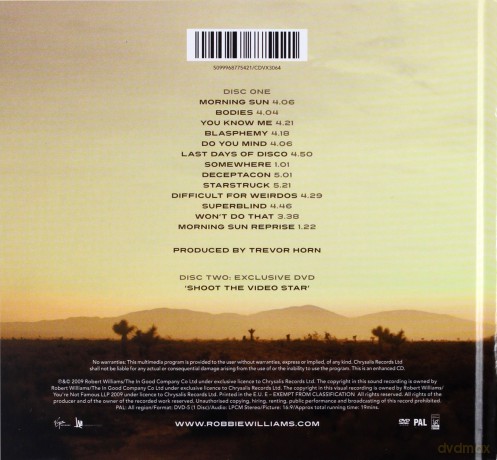 Robbie Williams: Reality Killed The Video Star [CD]