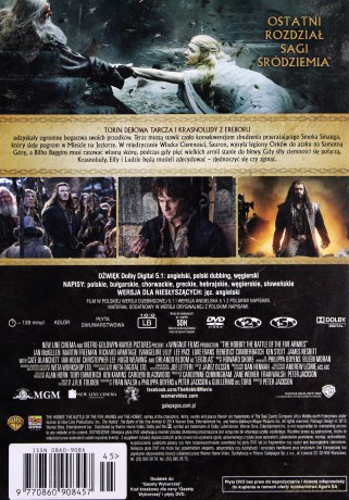 Hobbit: Bitwa Pięciu Armii [DVD]