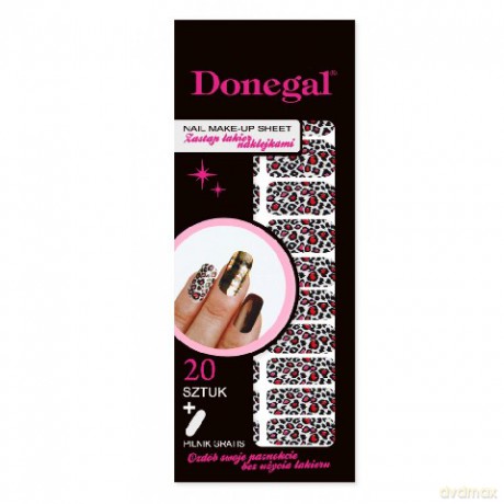 Donegal naklejki (3638) na Paznokcie z Pilnikiem Cętki