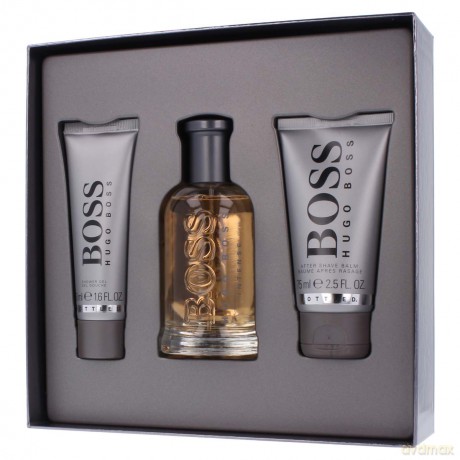 Hugo Boss Boss Bottled Intense Zestaw Woda toaletowa 100ml spray + Balsam po goleniu 75ml + żel pod prysznic 50ml
