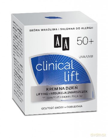 AA Clinical Lift 50+ Krem na dzień redukujący zmarszczki 50ml