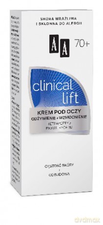 AA Clinical Lift 70+ Krem pod oczy odżywczo-wzmacniający 15ml