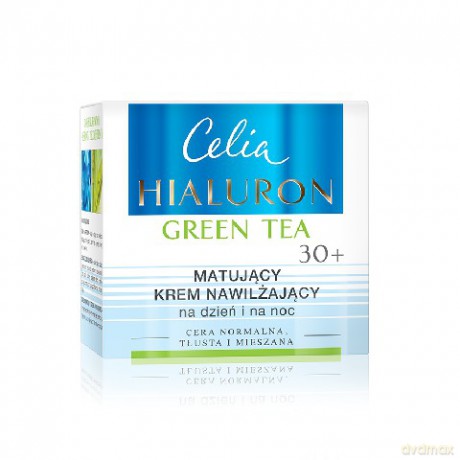 Celia Hialuron Krem na dzień i noc 30+ Green Tea Matujący